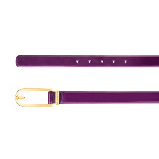 Women's Soft Patent Belt 25 MM