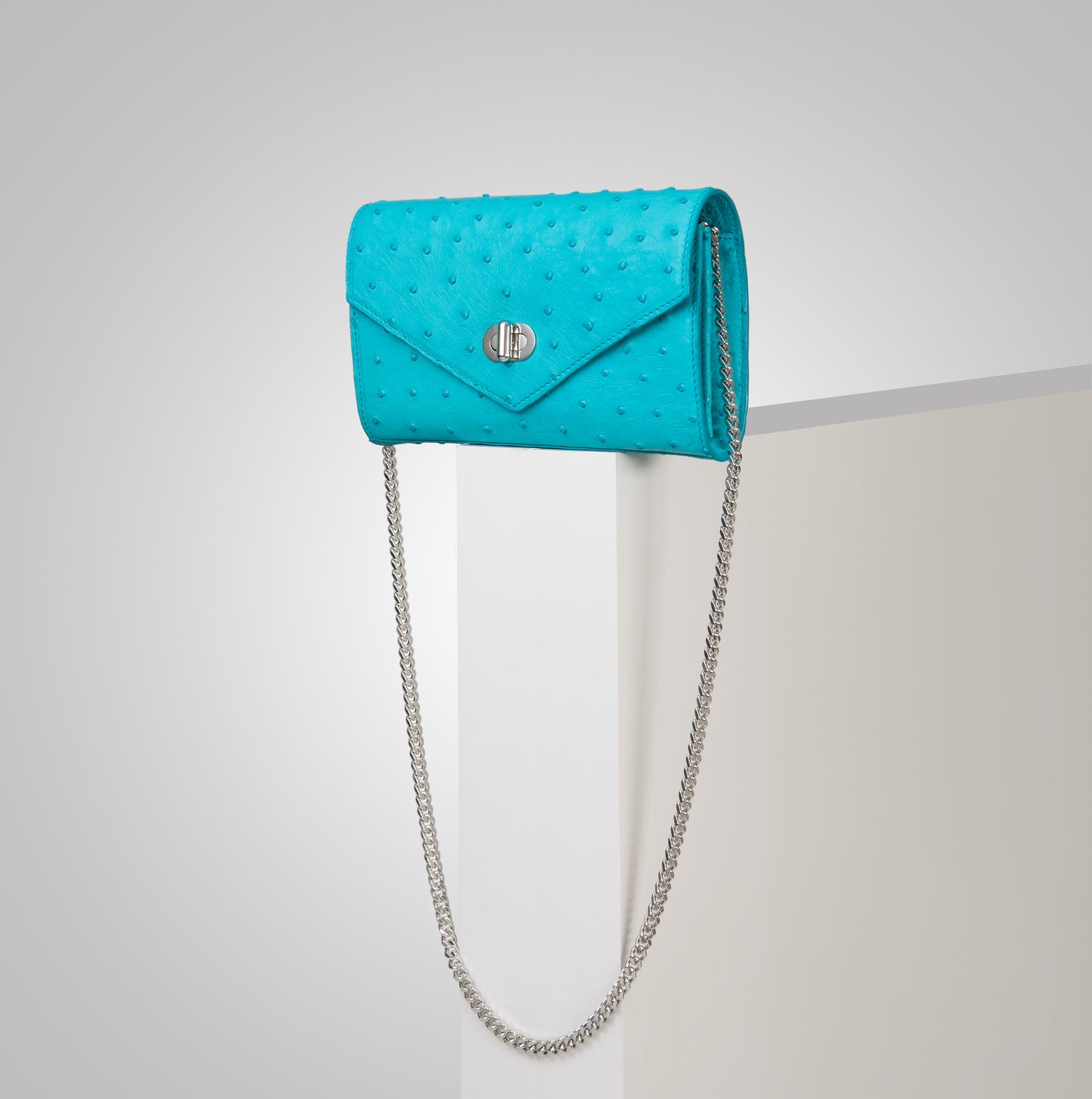Envelope Clutch in Ostrich