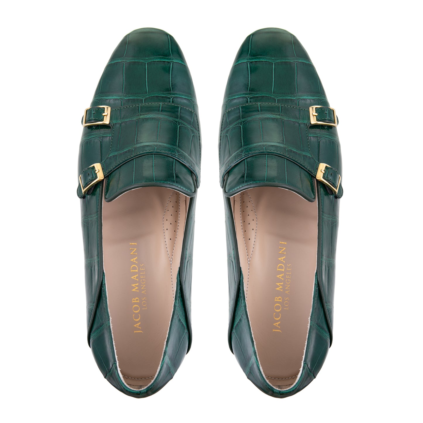 Millenium Alligator Monk Loafers