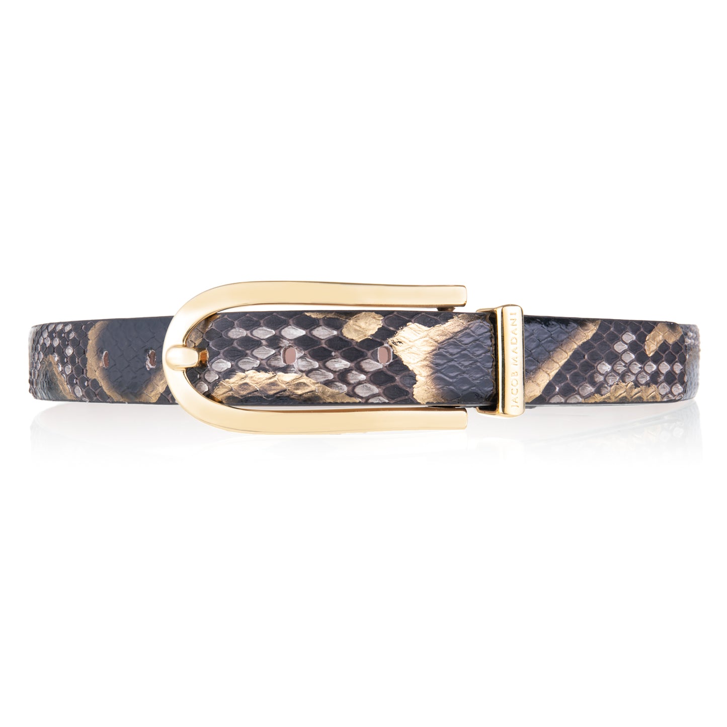 Women's Hand-painted Python Belt 25 MM