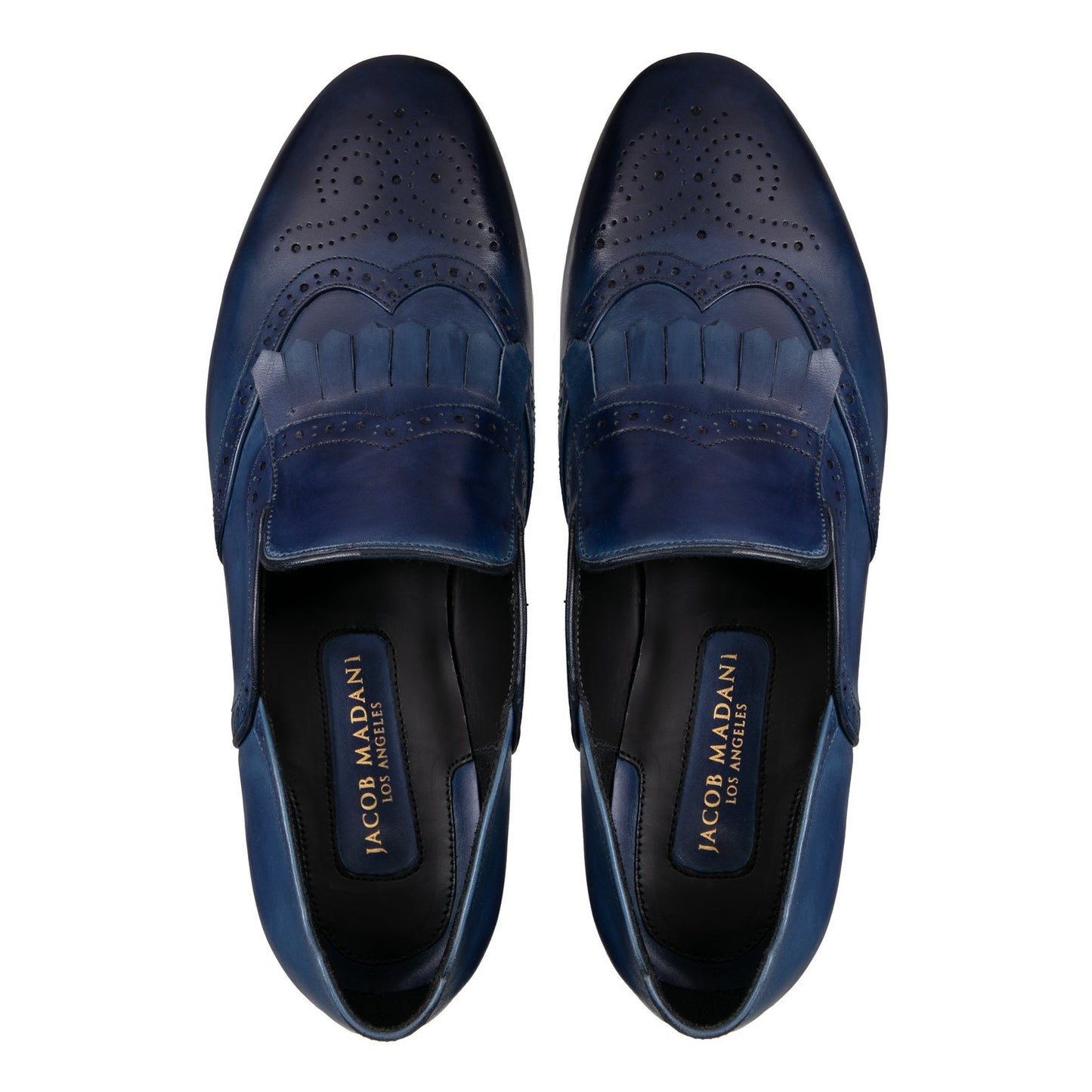 Wing-tip Brogue Kiltie Loafers