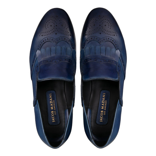 Wing-tip Brogue Kiltie Loafers