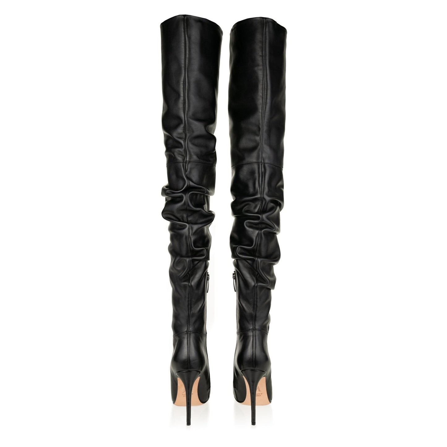 Pointed Over The Knee Slouchy Boots