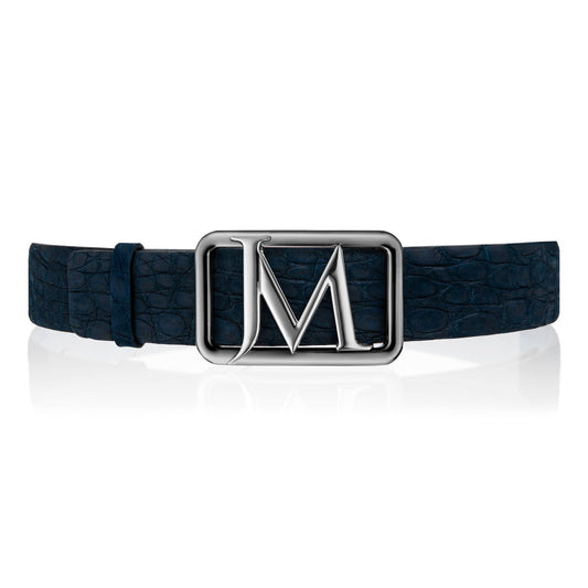 Men's JM Logo Genuine Alligator Belt 39 MM