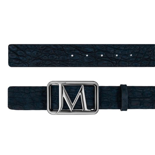 Men's JM Logo Genuine Alligator Belt 39 MM