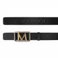Men's JM Logo Leather Belt 39 MM