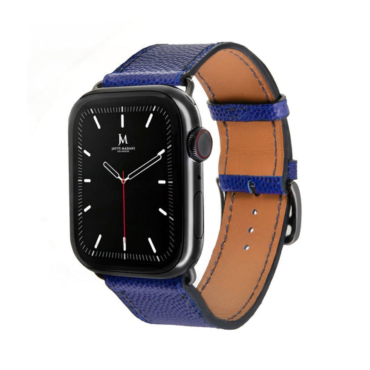 Caviar Blue Apple Watch Jacob Madani Strap