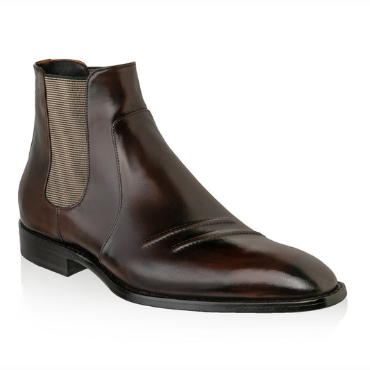 Double Stripe Chelsea Ankle Boots