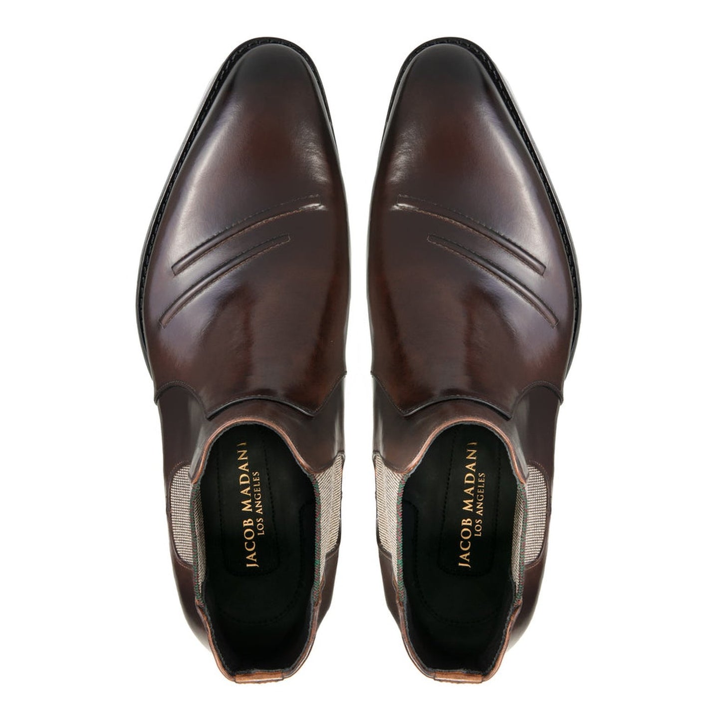 Double Stripe Chelsea Ankle Boots