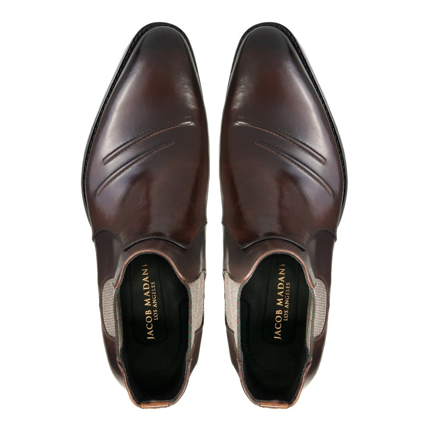 Double Stripe Chelsea Ankle Boots