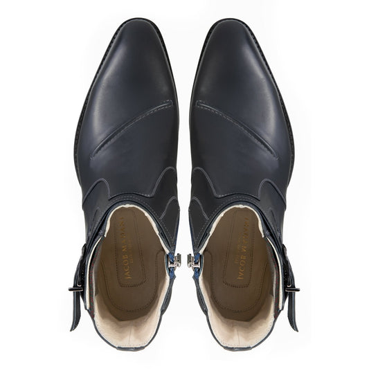 Wraparound Buckled Boots