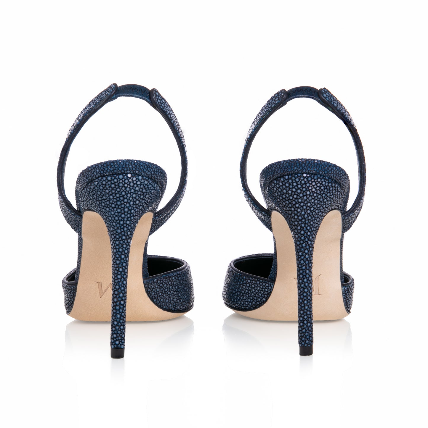 Stingray Slingback Pointy Toe Pumps