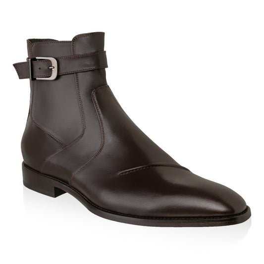 Wraparound Buckled Boots