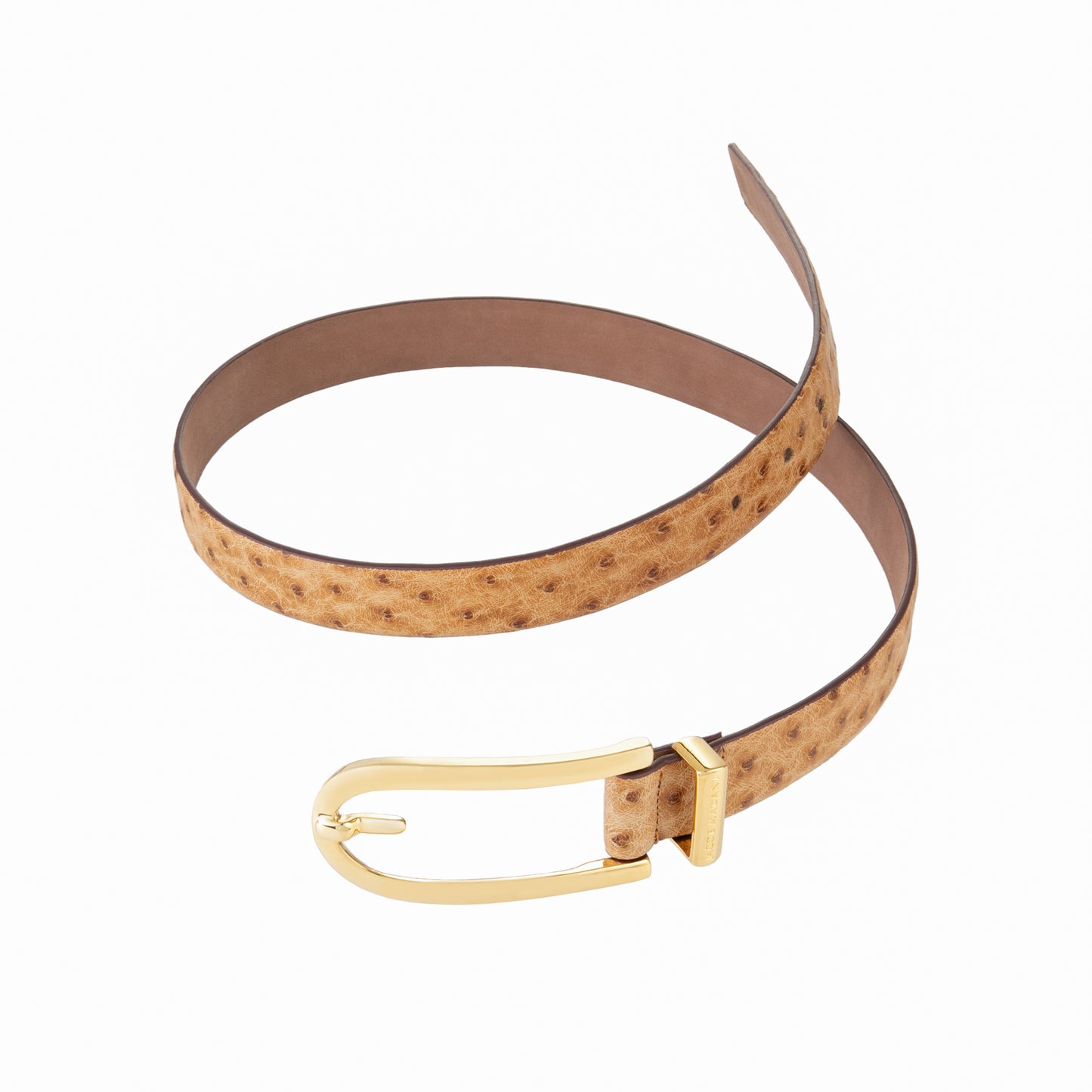 Women's Ostrich Belt 25 MM