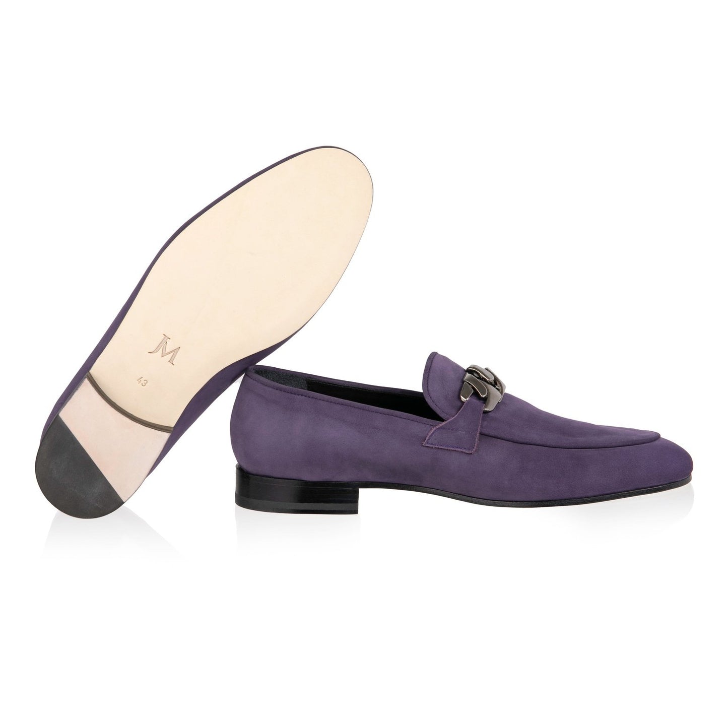 Nubuck Leather Bit Loafers