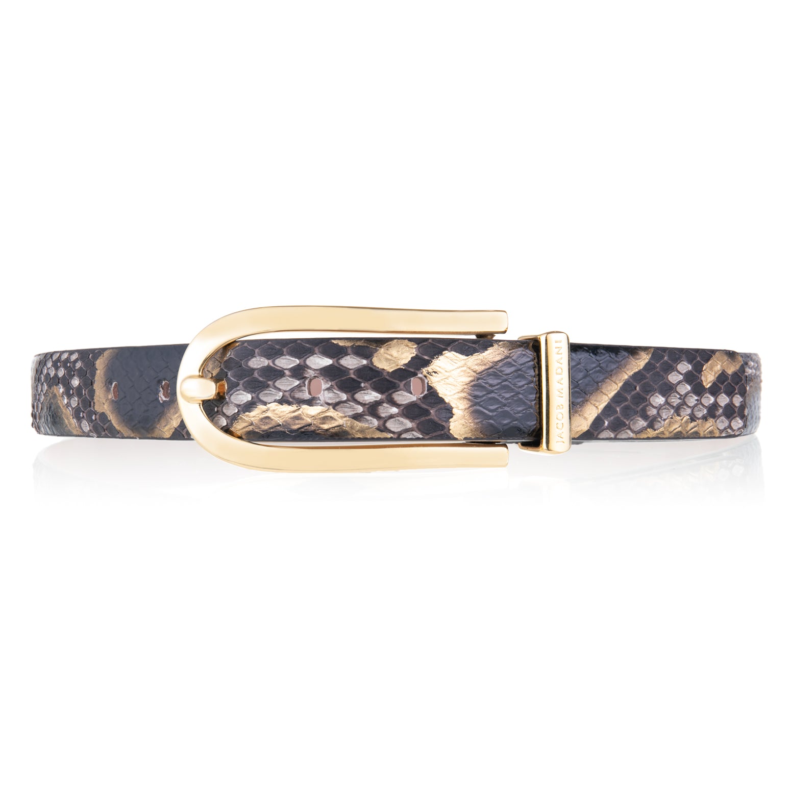 Women's Hand-painted Python Belt 25 MM – Jacob Madani