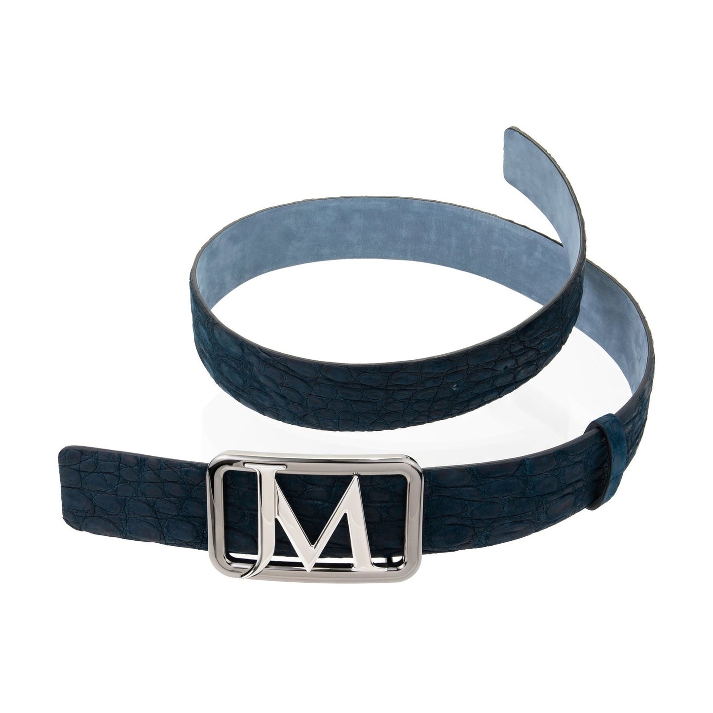 Men's JM Logo Genuine Alligator Belt 39 MM